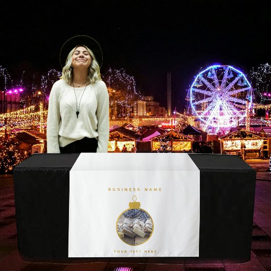 アップショップテーブポップ・アートのルバナークリスマスマーケットストール タペストリー