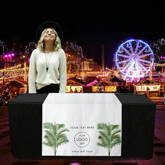 アップショップテーブポップ・アートのルバナークリスマスマーケットストール タペストリー