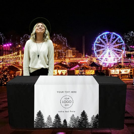 アップショップテーブポップ・アートのルバナークリスマスマーケットストール タペストリー