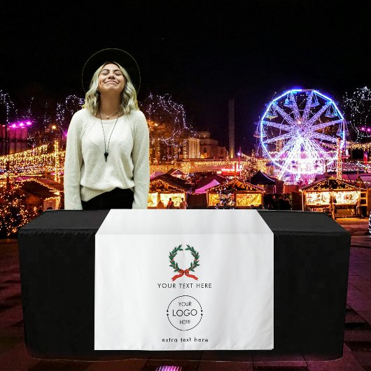 アップショップテーブポップ・アートのルバナークリスマスマーケットストール タペストリー