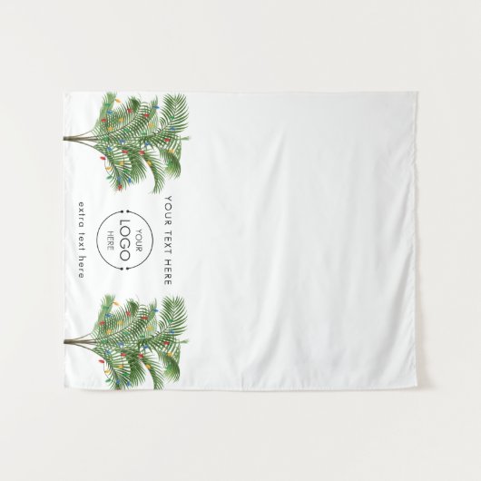 アップショップテーブポップ・アートのルバナークリスマスマーケットストール タペストリー (正面(横))