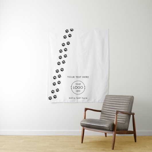 アップショップテーブポップ・アートのルランナーサインビジネスペットベンダー タペストリー (インサイチュ)