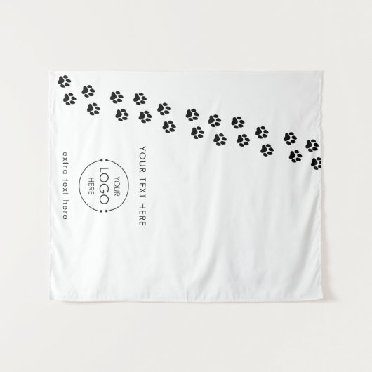 アップショップテーブポップ・アートのルランナーサインビジネスペットベンダー タペストリー (正面(横))