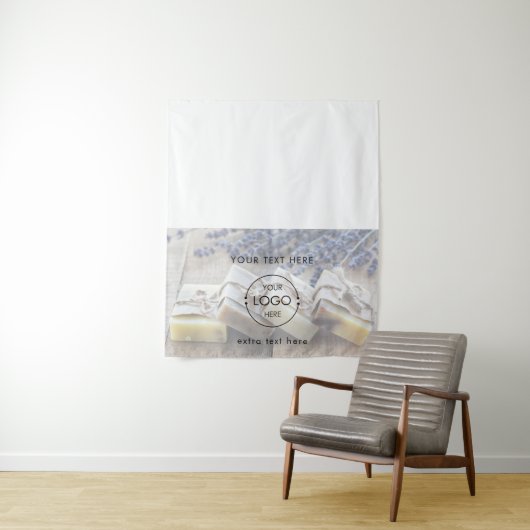 アップショップテーブポップ・アートのルランナーサインビジネスロゴの写真 タペストリー (インサイチュ)