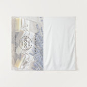 アップショップテーブポップ・アートのルランナーサインビジネスロゴの写真 タペストリー (正面(横))