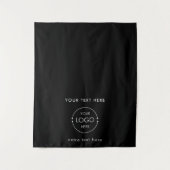 アップショップテーブポップ・アートのルランナーバナービジネスロゴ文字 タペストリー (正面)