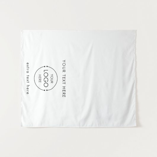 アップショップテーブポップ・アートのルランナーバナービジネスロゴ文字 タペストリー (正面(横))