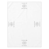 アップショップテーブポップ・アートのルランナーバナービジネスロゴ文字 テーブルクロス (正面)