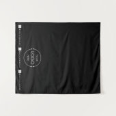 アップショップテーブポップ・アートのルランナーバナービジネスロゴ タペストリー (正面(横))