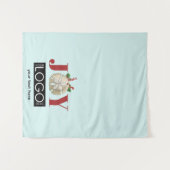 アップショップテーブポップ・アートのルランナーバナービジネスロゴ タペストリー (正面(横))