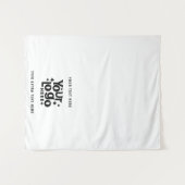 アップショップテーブポップ・アートのルランナーバナービジネス文字ロゴ タペストリー (正面(横))