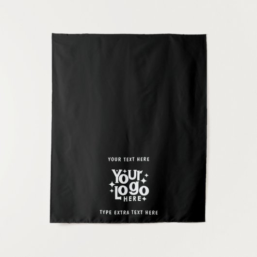 アップショップテーブポップ・アートのルランナーバナービジネス文字ロゴ タペストリー (正面)