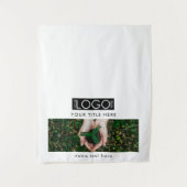 アップショップテーブポップ・アートのルランナーバナーフォトロゴ タペストリー (正面)