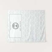 アップショップテーブポップ・アートのルランナーバナーロゴパターン文字 タペストリー (正面(横))