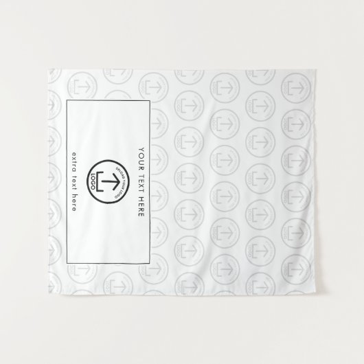 アップショップテーブポップ・アートのルランナーバナーロゴパターン文字 タペストリー (正面(横))