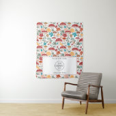 アップショップテーブポップ・アートのルランナーバナーロゴマッシュルーム タペストリー (インサイチュ)