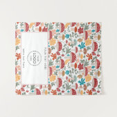 アップショップテーブポップ・アートのルランナーバナーロゴマッシュルーム タペストリー (正面(横))