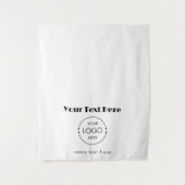 アップショップテーブポップ・アートのルランナーバナーロゴレトロ文字 タペストリー (正面)