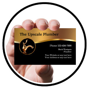 アップスケールPlumberサービス名刺 名刺