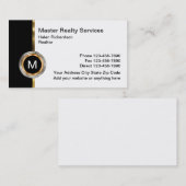 アップスケー実在ルエステートデザイン 名刺 (正面/裏面)