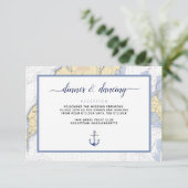 アップスケー航海のルマーサズヴィネヤードイベント披露宴 エンクロージャーカード (スタンド正面)