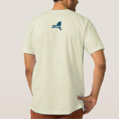 アップステート。色を使用。 Tシャツ (裏面)