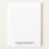 アップステートNYでチリン – 週末の仕事 プランナー手帳 (裏面)