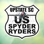 アップステートSC支部 - デカール支部ロゴ ウィンドウサイン (シート3)