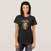 アップセッティ食べのユーモアをイタリアン私は避ける Tシャツ (正面フル)