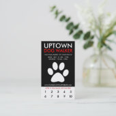 アップタウンのドッグウォーカーのロイヤリティ ロイヤリティカード (スタンド正面)