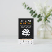 アップタウンのバスケットボールのロイヤリティ ロイヤリティカード (スタンド正面)