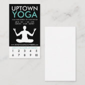 アップタウンのヨガのロイヤリティ ロイヤリティカード (正面/裏面)