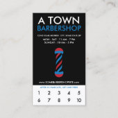 アップタウンの理髪店のロイヤリティ ロイヤリティカード (正面)