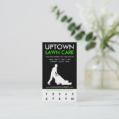 アップタウンの芝生の心配のパンチカード ロイヤリティカード (スタンド正面)