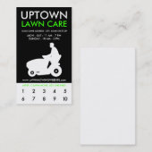 アップタウンの芝生の心配はプログラムに報酬を与えます ロイヤリティカード (正面/裏面)