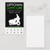 アップタウンの芝生の心配はプログラムに報酬を与えます ロイヤリティカード (正面/裏面)