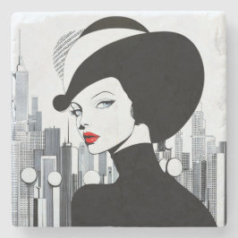 アップタウンエレガントガールニューヨークハイストーンコースター ストーンコースター