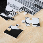 アップタウンエレガントガールニューヨークハイソサエティ ジグソーパズル (側面)