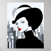 アップタウンエレガントガールニューヨークハイソサエティ ポスター (正面)