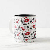 アップタウンガール ツートーンマグカップ (正面左)