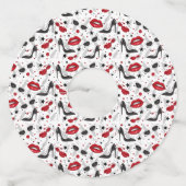 アップタウンガール ワイングラスタグ (正面)