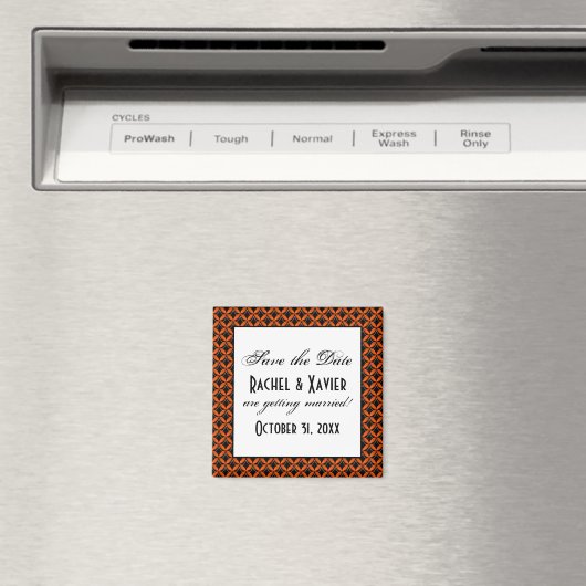 アップタウングラムハロウィーン日付マグネットを保存 マグネット (インサイチュ (食洗機))