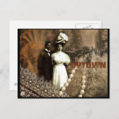 アップタウンブラックヴィンテージポストカード ポストカード (正面/裏面)