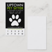 アップタウンペット付き添いのロイヤリティ ロイヤリティカード (正面/裏面)