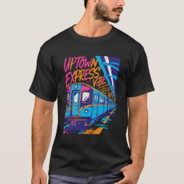 アップタウン・エクスプレス・サブウェイ・グラフィティ・アート Tシャツ