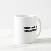 アップデートありがとう コーヒーマグカップ (正面右)