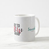 アップトゥースノーグッド – 帽子とスカーフの雪だるま コーヒーマグカップ (正面右)