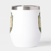 アップノースウィスコンシン魚釣りバッジ (背面)