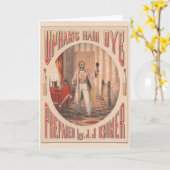 アップハムスヘアダイ、1864年頃 カード (黄色い花)