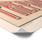 アップハムスヘアダイ、1864年頃 ポスター (角)